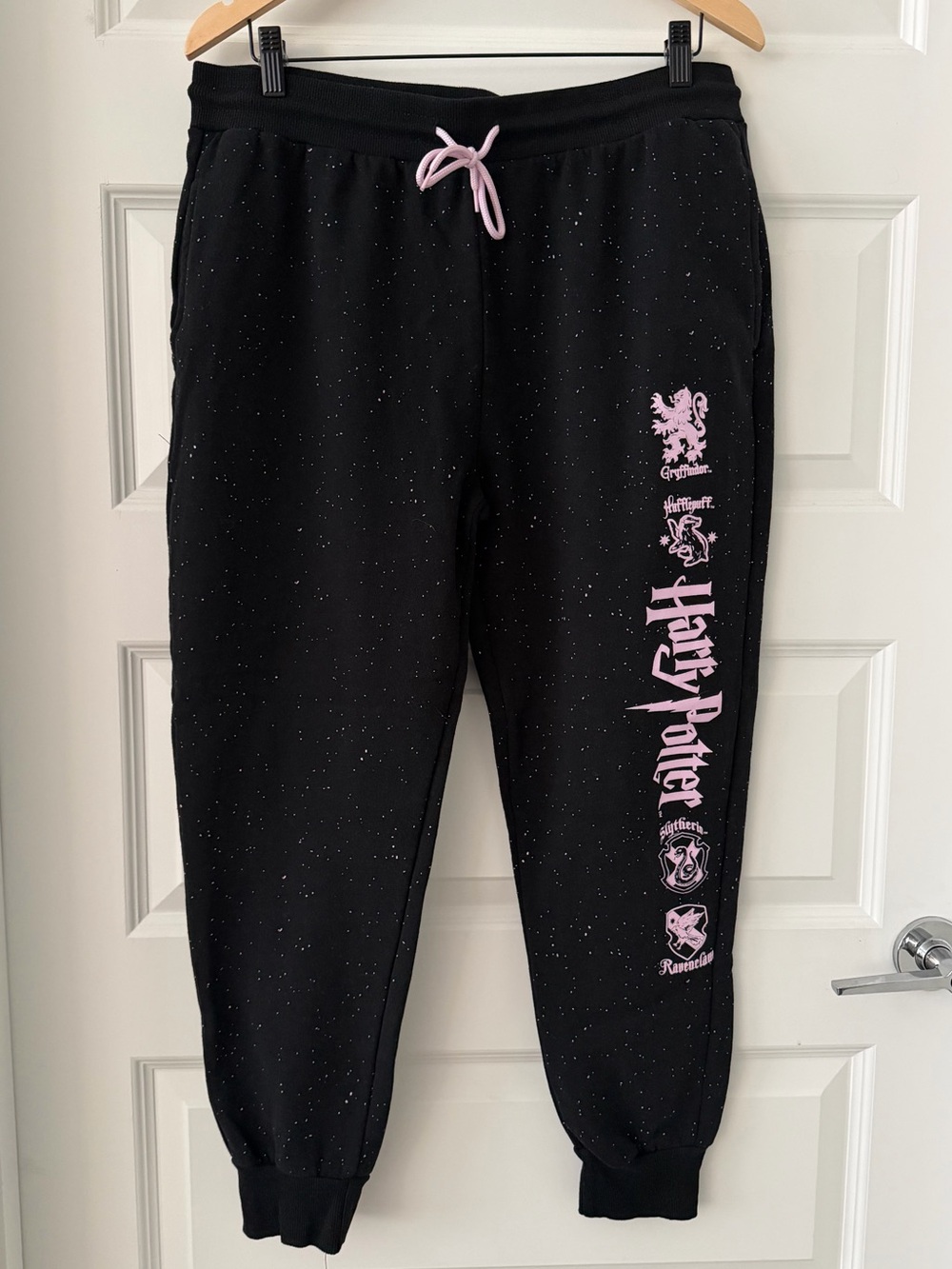 Like New Harry Potter Houses Wizarding World Women’s Speckled Sweatpants!